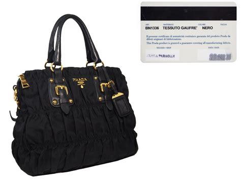 Prada BN1336 Black Tessuto Gaufre Large 2